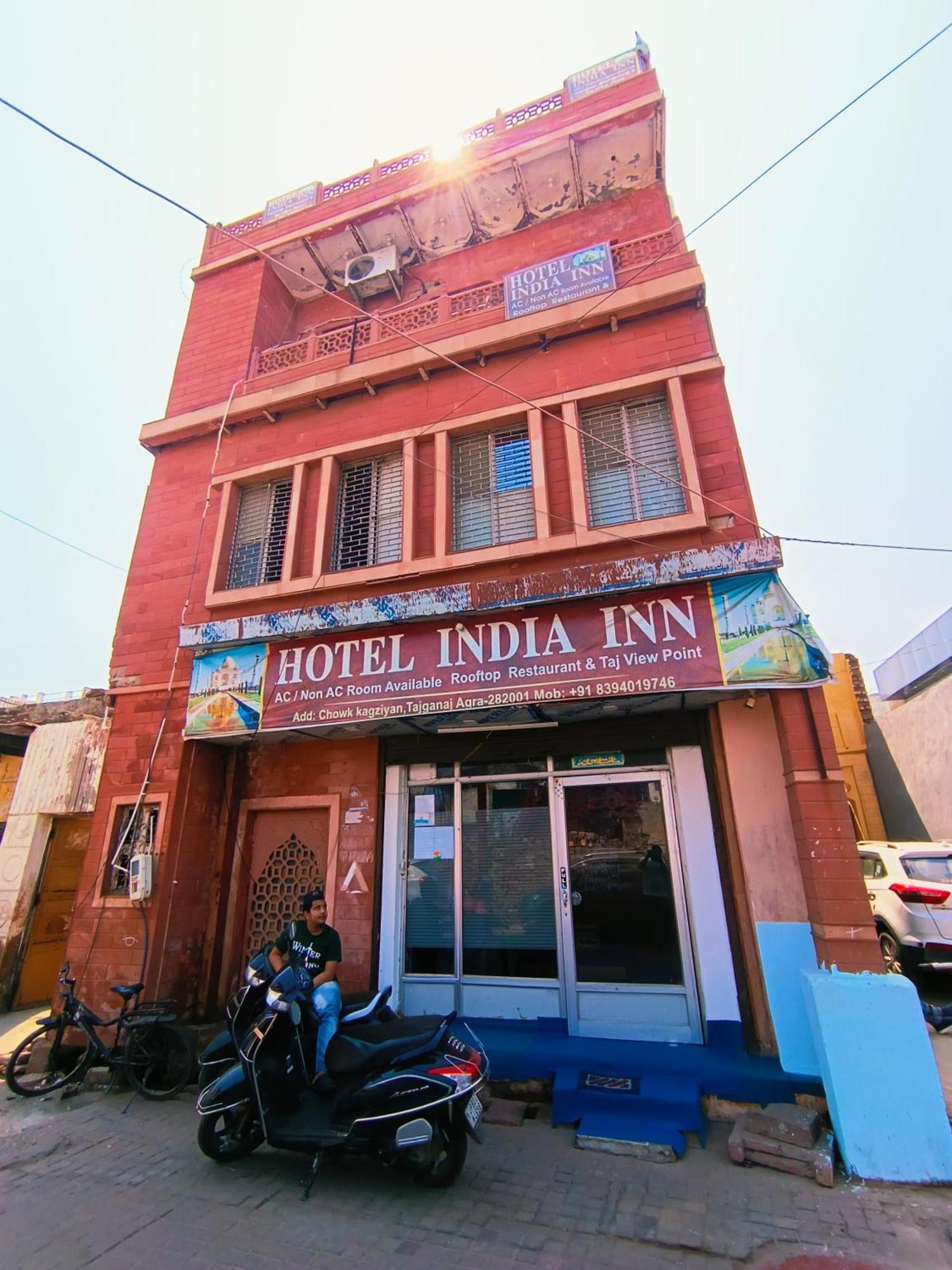 Hotel India Inn Walking Distance From Taj Mahal-- Rooftop Taj Mahal View Agra  Εξωτερικό φωτογραφία